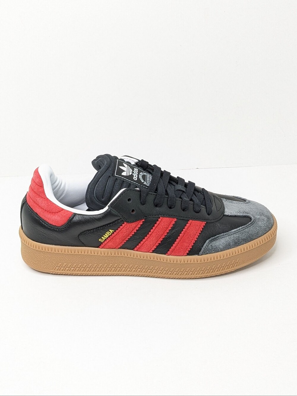 Adidas Samba XLG Chunky Casual Sneakers Black Suede Men's 9 - Picture 2 of 7